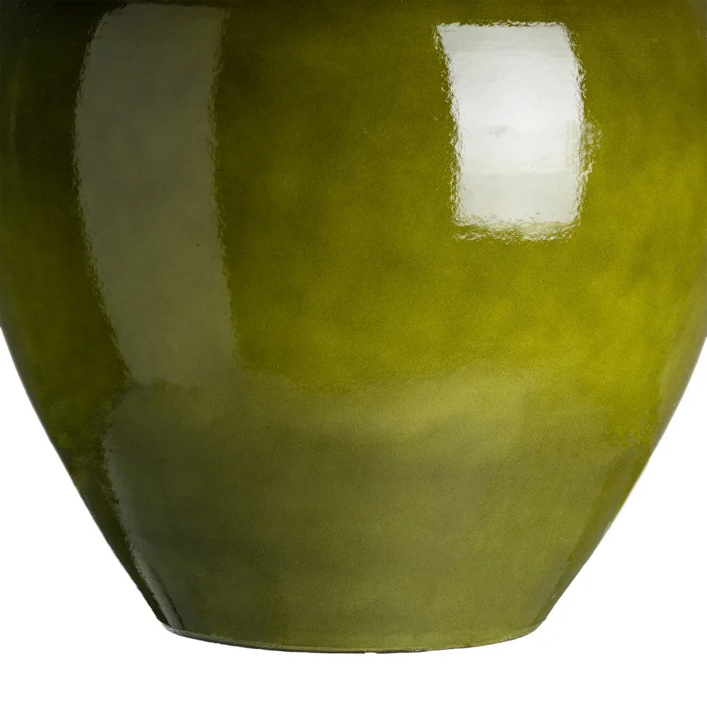 Vază ceramică EVROND GREEN H50 CM, 30 x 30 x 50 cm