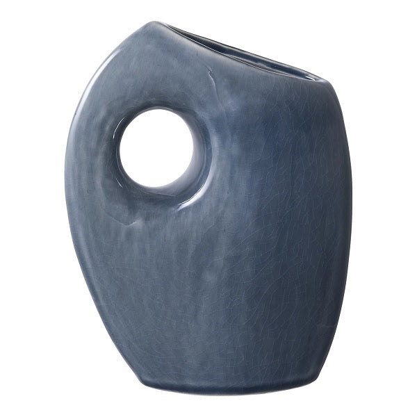 Vază ceramică BLUE HOUSE NORDIC, 7x14x18 cm