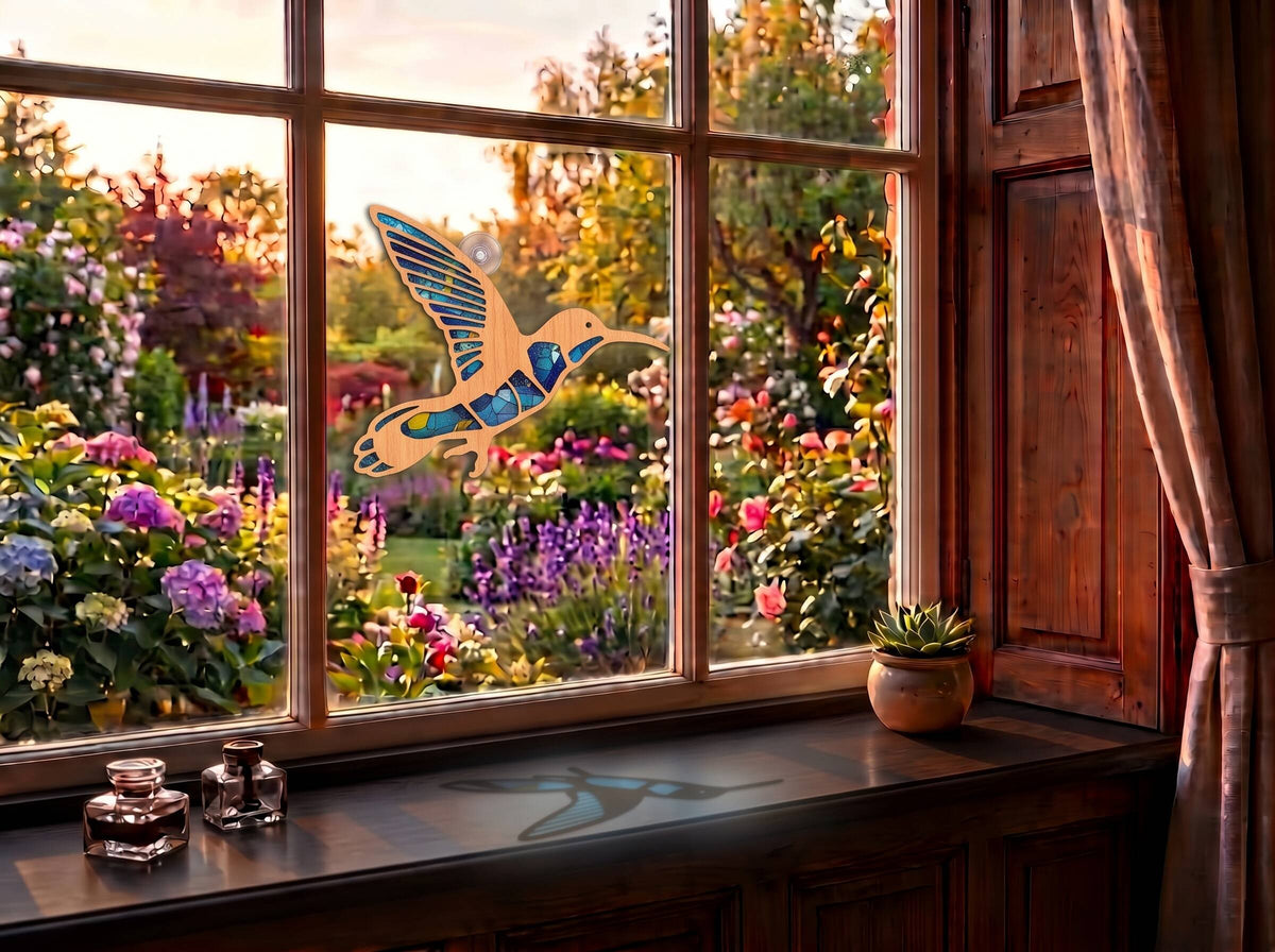 Colibri în Zbor - Decorațiuni Ferestre & Sun Catchers