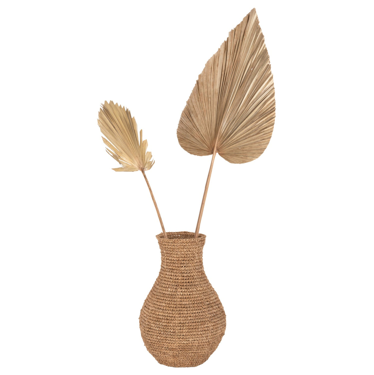 Frunză uscată HOLAS PALM, palmier evantai, culoare lemn, 30 x 102 x 3 cm