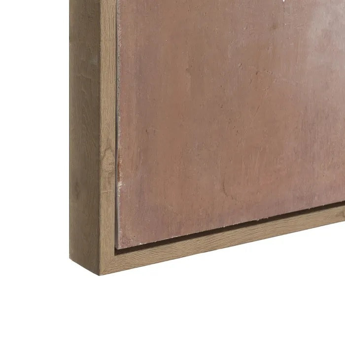Tablou MATES ABSTRACT pictat de mână, polistiren și pânză, 150 x 50 cm