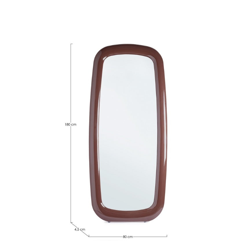 Oglindă de podea OTILIA din MDF și sticlă 80 x 180 cm