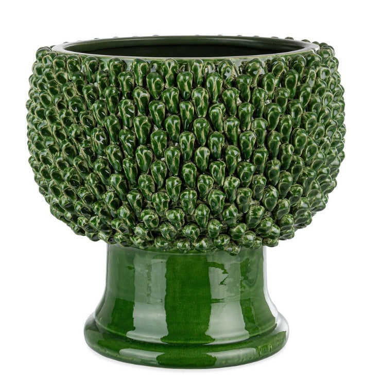 Vază Pinecone din ceramică lucrată manual, 34 x 34 x 32,5 cm