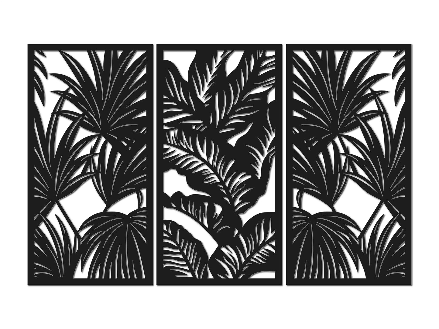 shopify_design.webp Jungla Frunzelor - Decorațiune Perete Fibre Lemn