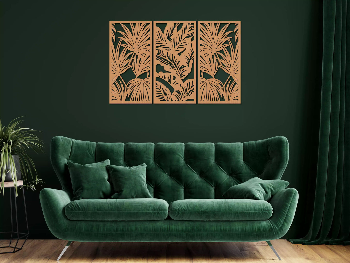 shopify_fag.webp Jungla Frunzelor - Decorațiune Perete Fibre Lemn