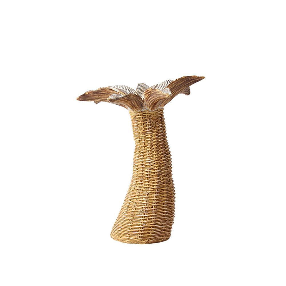 Suport lumânare pastilă GINKA din polirășină, 17x16x22 cm