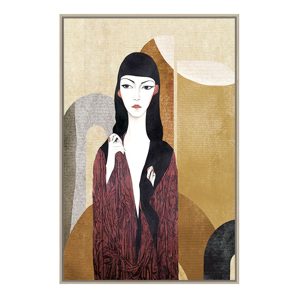 Tablou TABENA din pânză imprimată și lemn, 83 x 123 cm