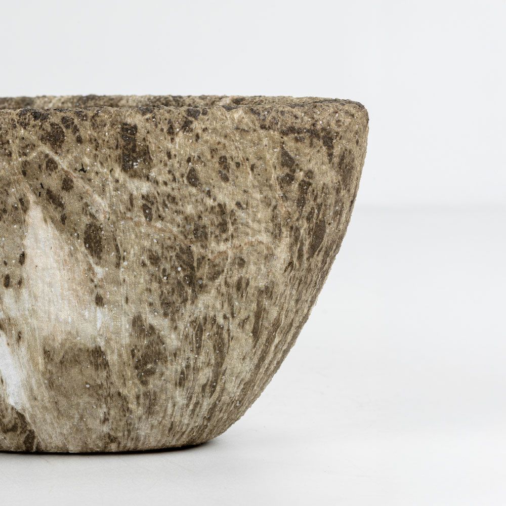 Set 2 ghivece ceramice BASHIR, bej-maro, 46 x 22 x 20 cm și 35,5 x 16 x 14,5 cm