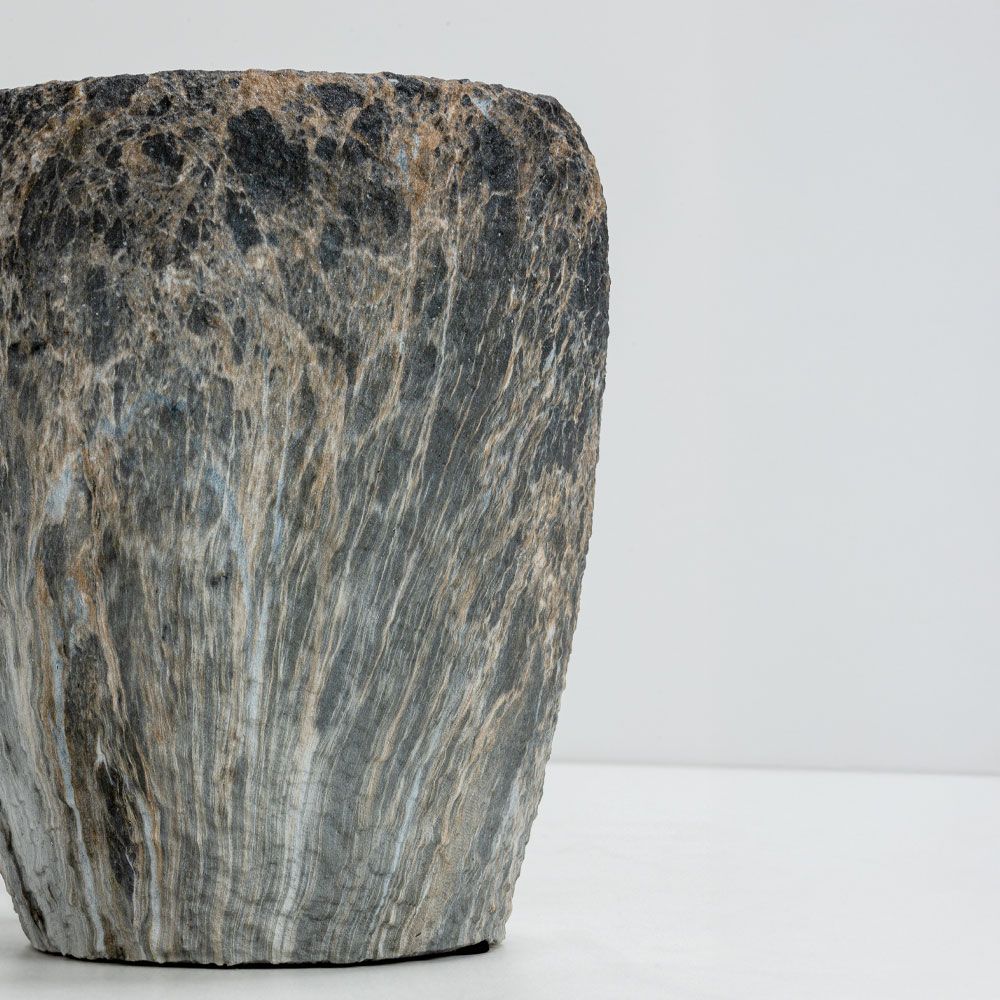 Set 3 ghivece GAVIN din ceramică, dimensiuni 42x42x35, 32x32x31,5 și 23x23x28,5 cm