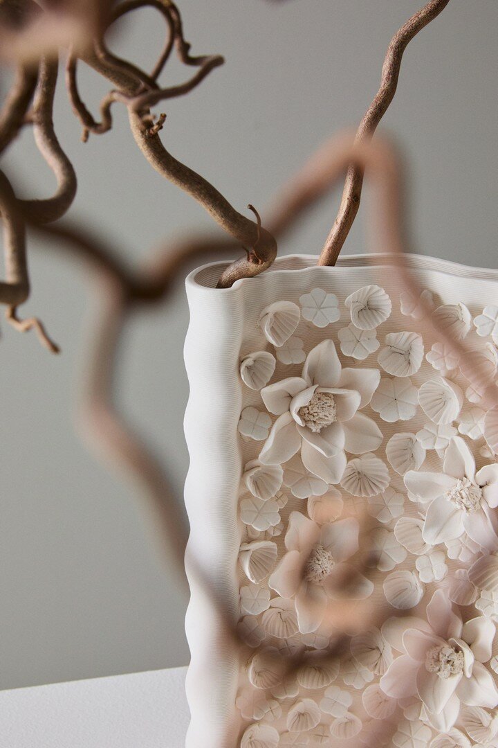 Vază MINDE din ceramică glazurată, 27 x 12 x 18,4 cm