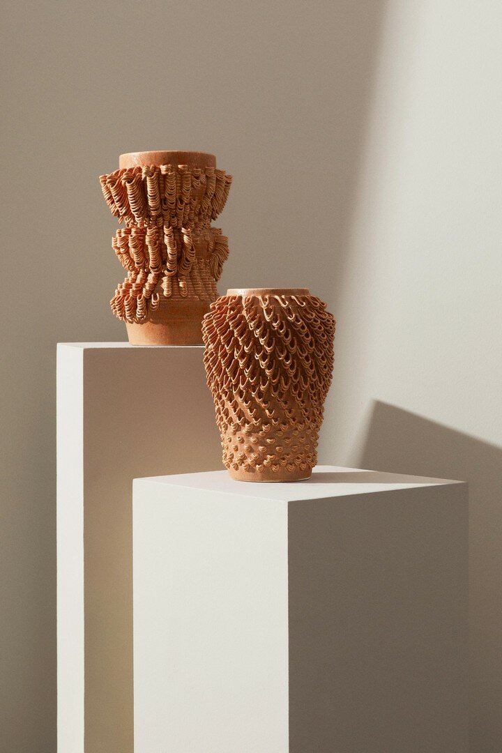 Vază din ceramică glazurată TOMAR, dimensiuni 19.5 x 19.5 x 27 cm