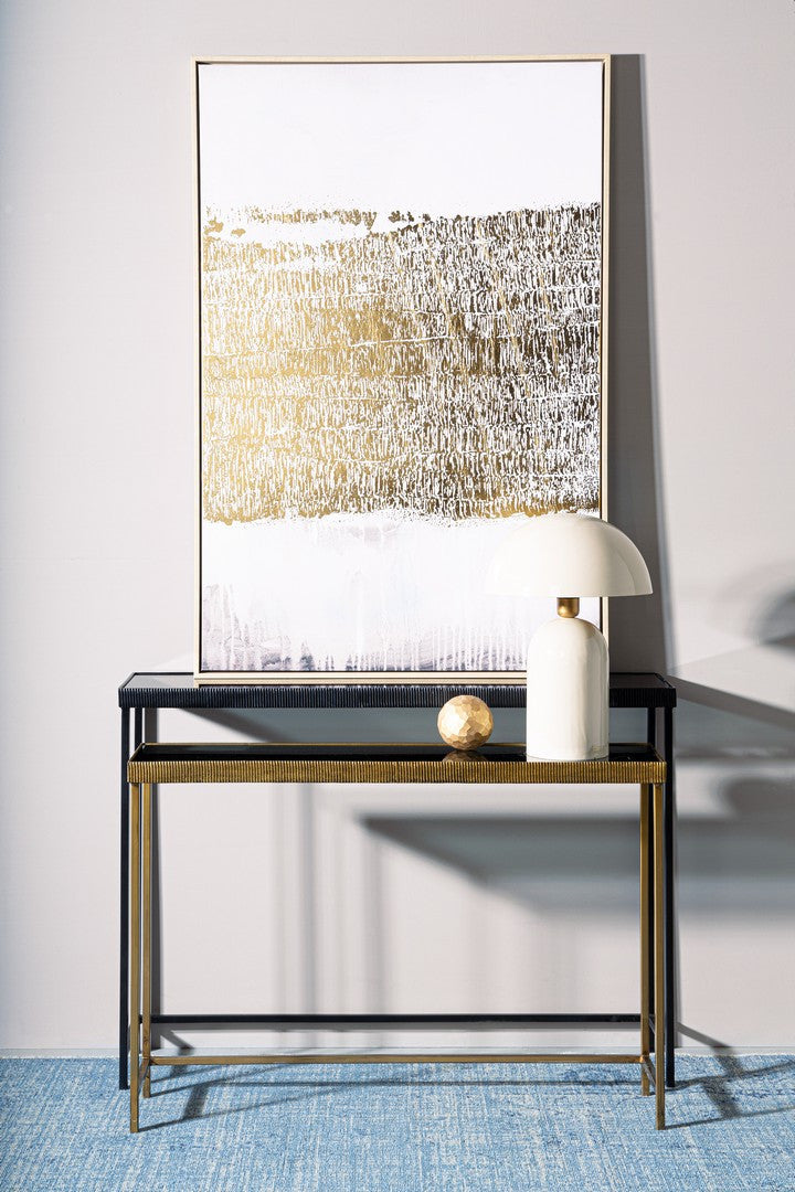 Tablou BOLD 745 pe pânză și MDF, cu foiță aurie, 82,6 x 122,6 cm
