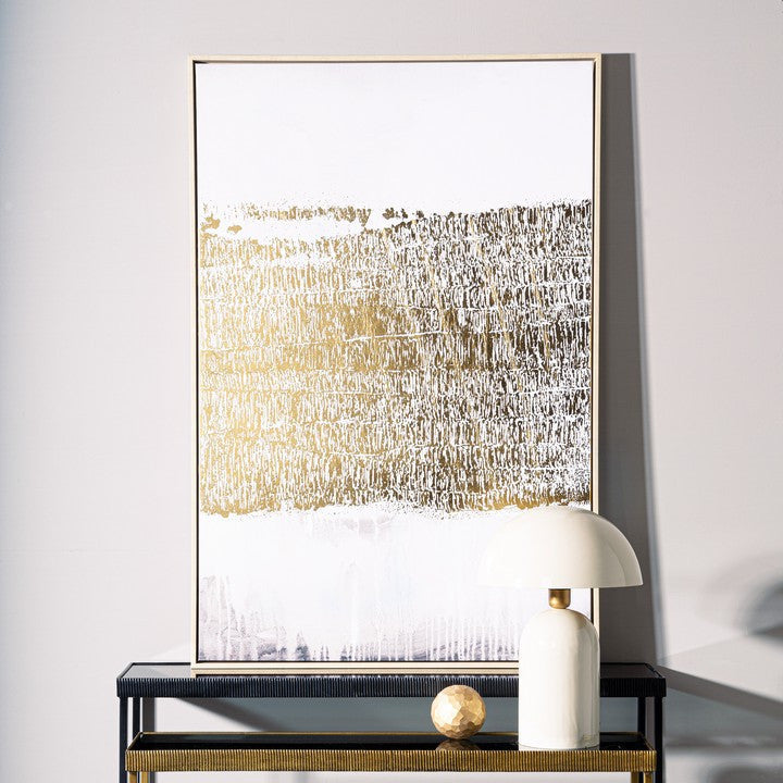Tablou BOLD 745 pe pânză și MDF, cu foiță aurie, 82,6 x 122,6 cm