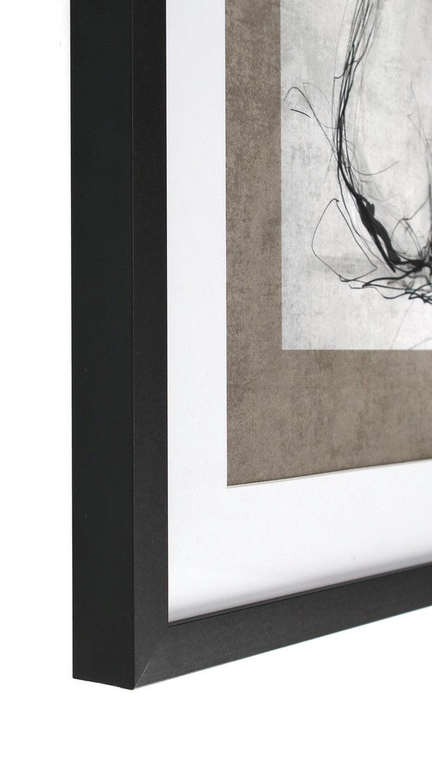 Tablou REFINED imprimat pe hârtie, cu sticlă și MDF, 50 x 70 cm