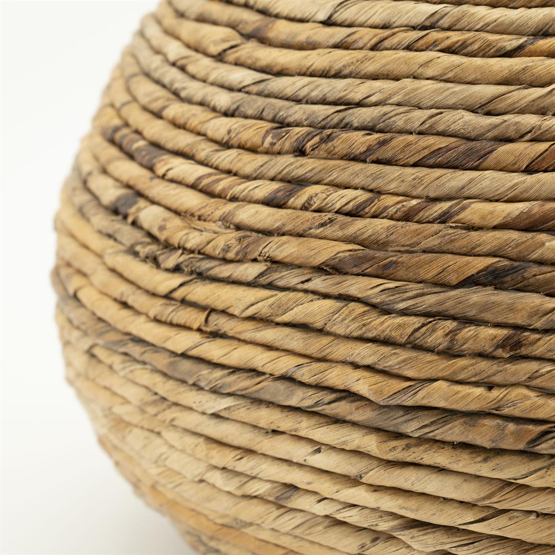 Suport ghiveci HILEVO SMALL din abaca, 35 x 35 x 25 cm