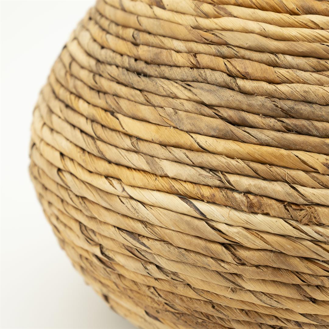 Suport ghiveci HILEVO MEDIUM din abaca, 48 x 48 x 35 cm