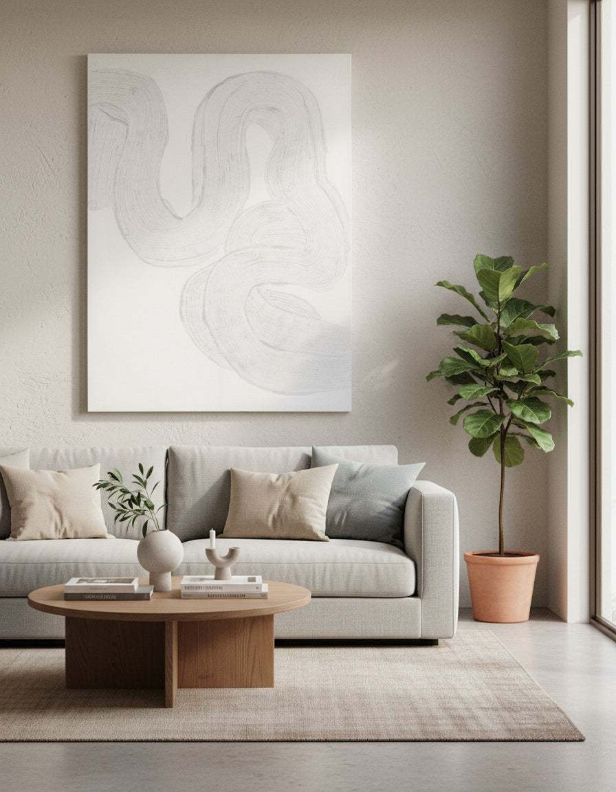 Tablou TEXTURE 998A în ulei pe pânză, lemn de pin, 90 x 120 cm