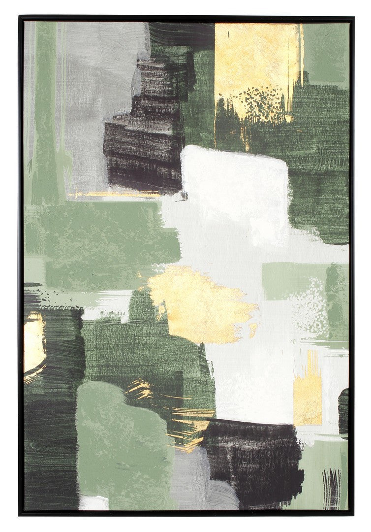 Tablou BOLD PICTURE pictat manual pe pânză, ramă din MDF, 82,6 x 122,6 cm