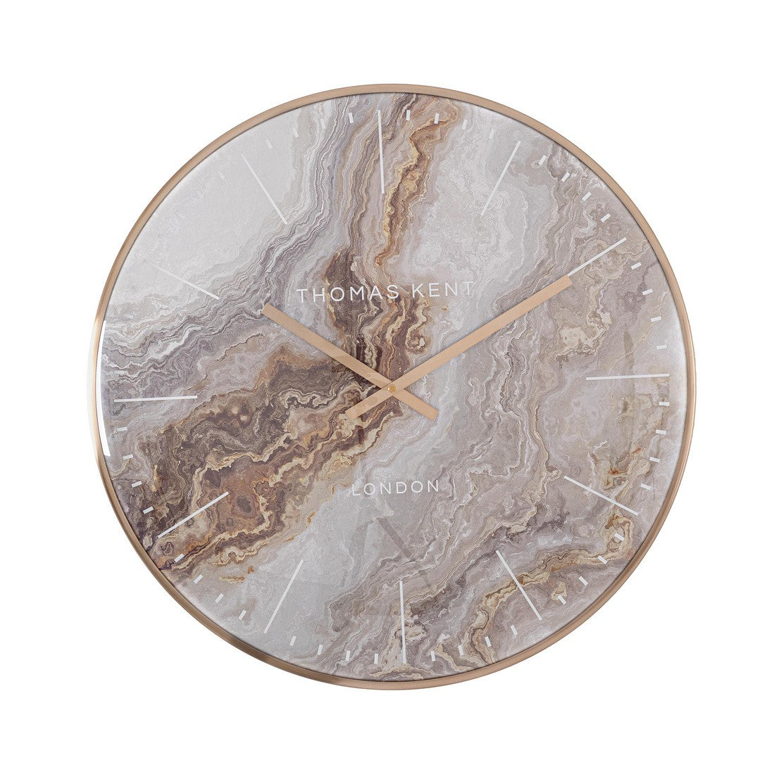 Ceas de perete VEINING din MDF, metal și sticlă, 53 cm