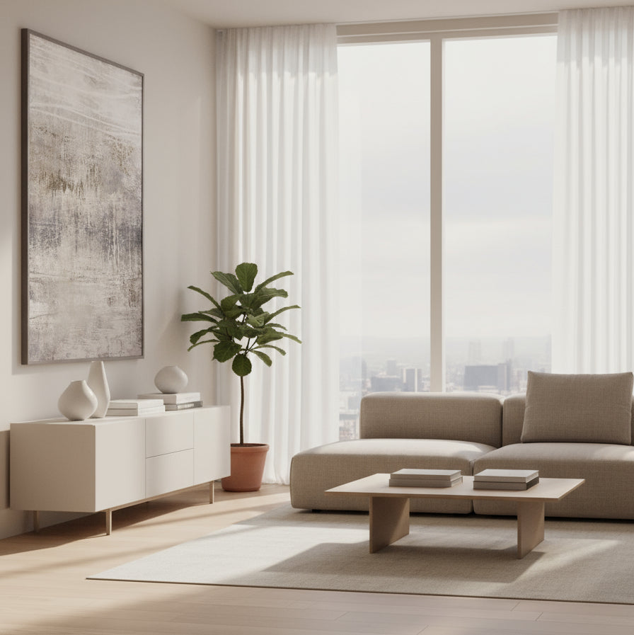 Tablou GALLERY 701 imprimat pe pânză, lemn de pin și plastic, 90 x 120 cm
