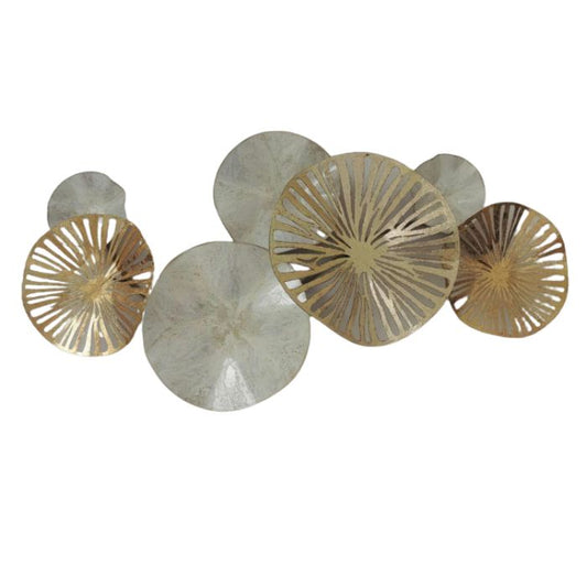 Decorațiune de perete DALIA din metal, 74.5 x 10 x 38 cm