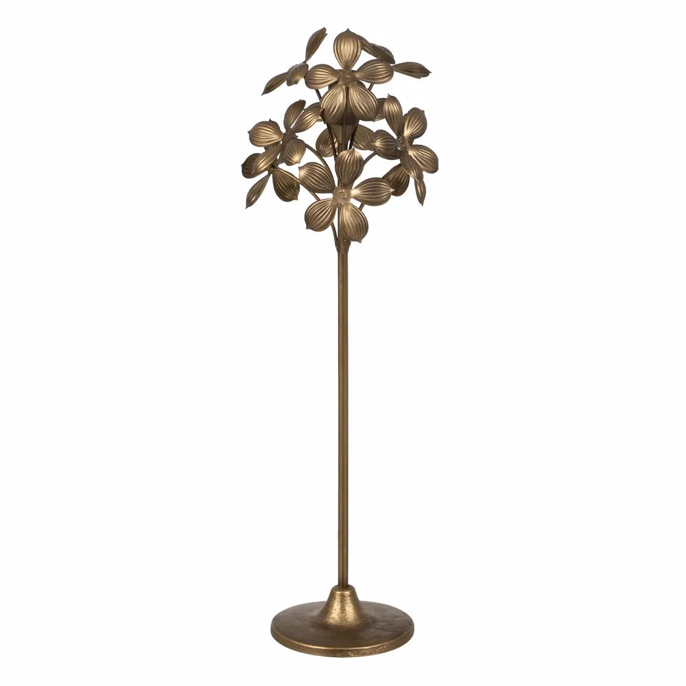 Suport lumânare ANISE din fier, 15 x 15 x 50 cm