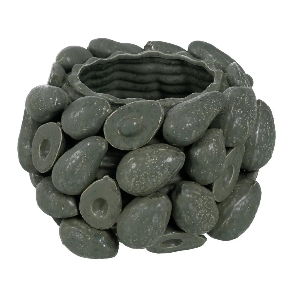 Vază din ceramică KREPER AVOCADO, 31,5 x 31,5 x 23 cm, diametrul gurii 16 cm
