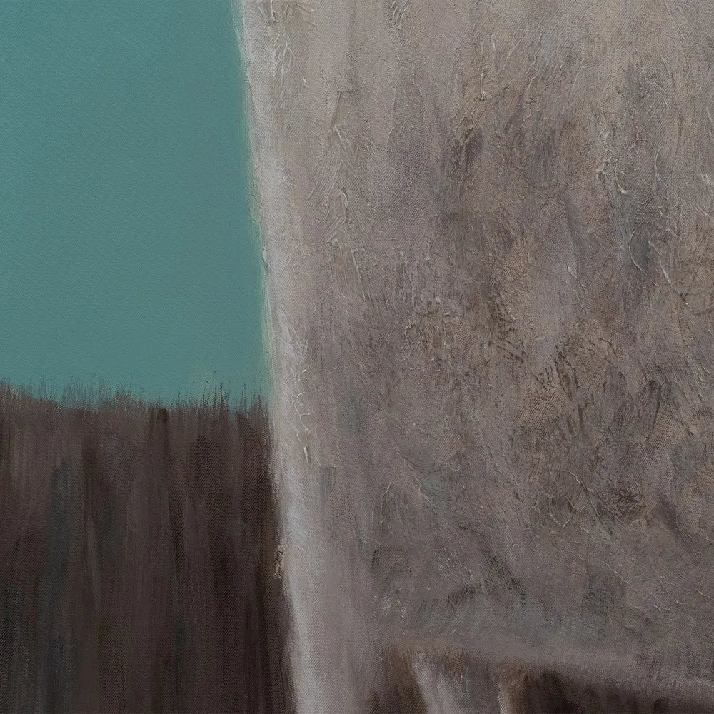 Tablou FARMA SHEEP pictat manual pe pânză, 90 x 120 cm