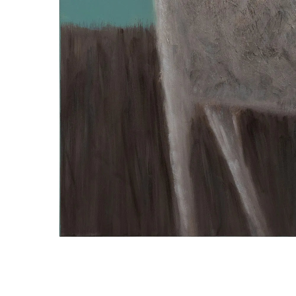 Tablou FARMA SHEEP pictat manual pe pânză, 90 x 120 cm