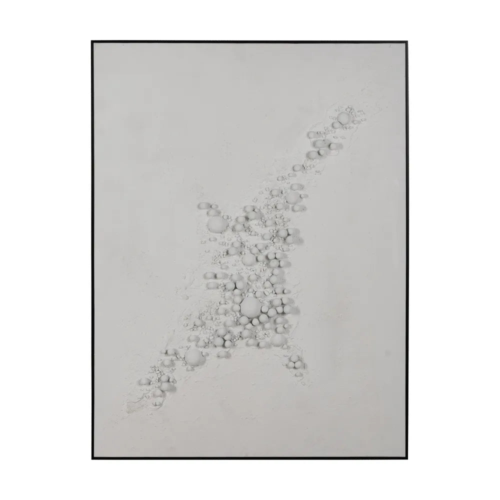 Tablou ANGERS pictat manual pe pânză, ramă din polistiren, 90 x 120 cm