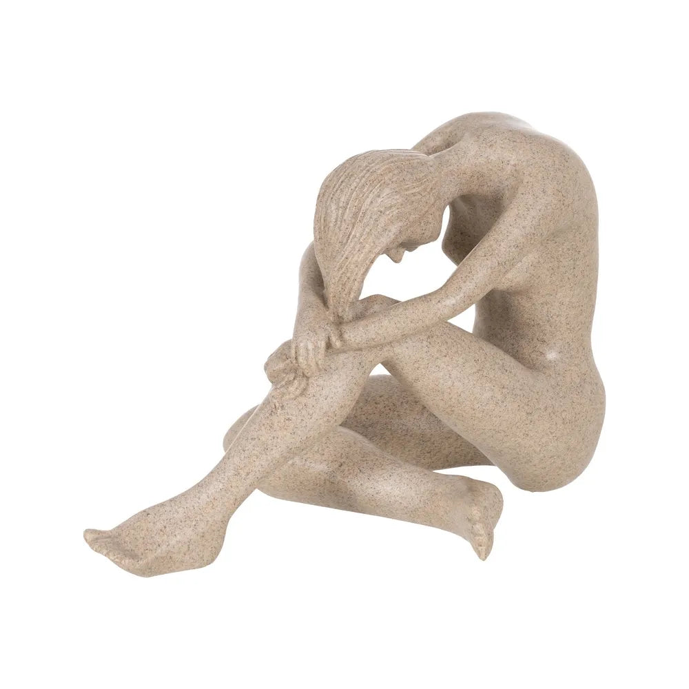 Decorațiune RANIS din poliresină, bej, 28,5 x 17,5 x 18 cm