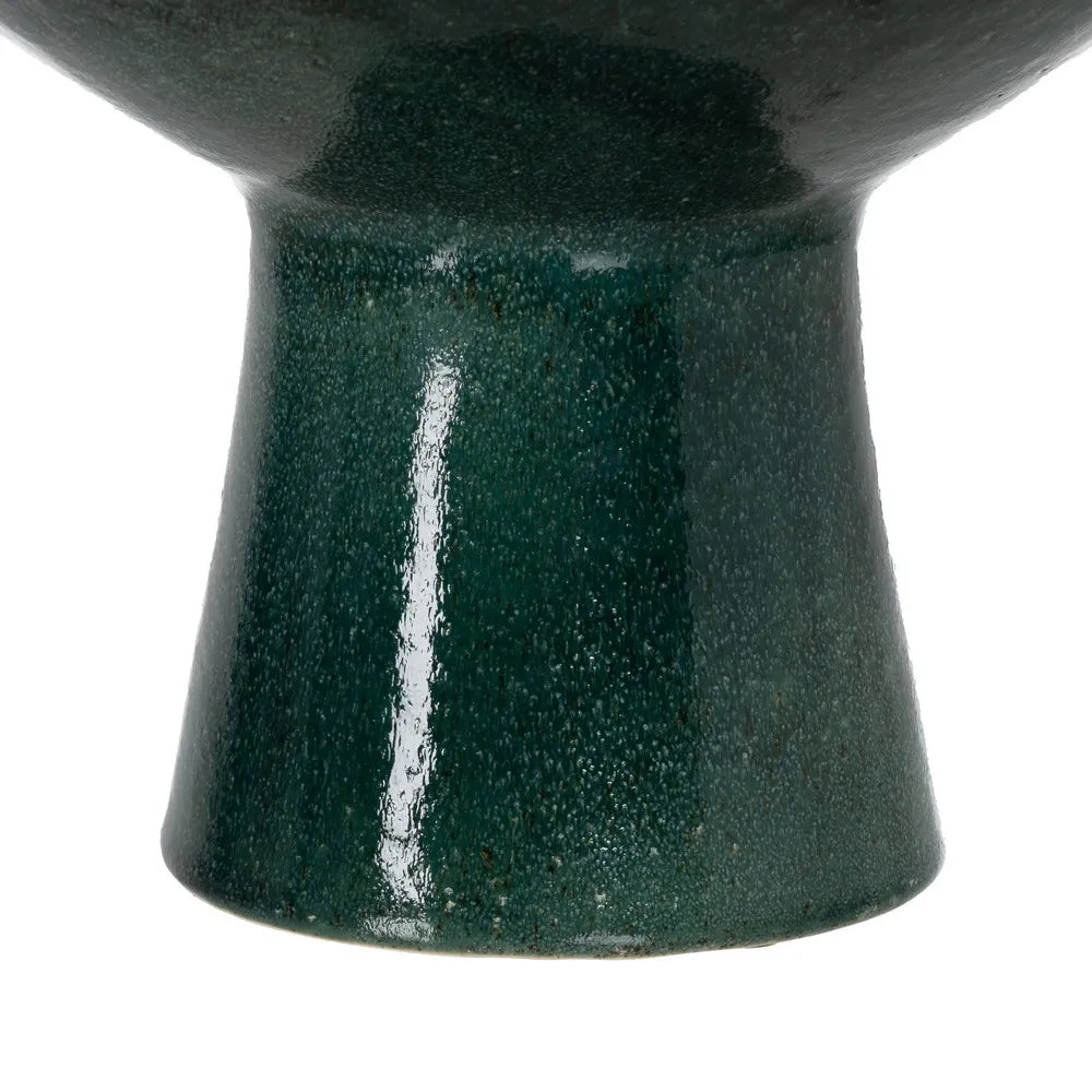 Bol din ceramică NERULO GREEN, verde, 33,3 x 33,3 x 23 cm