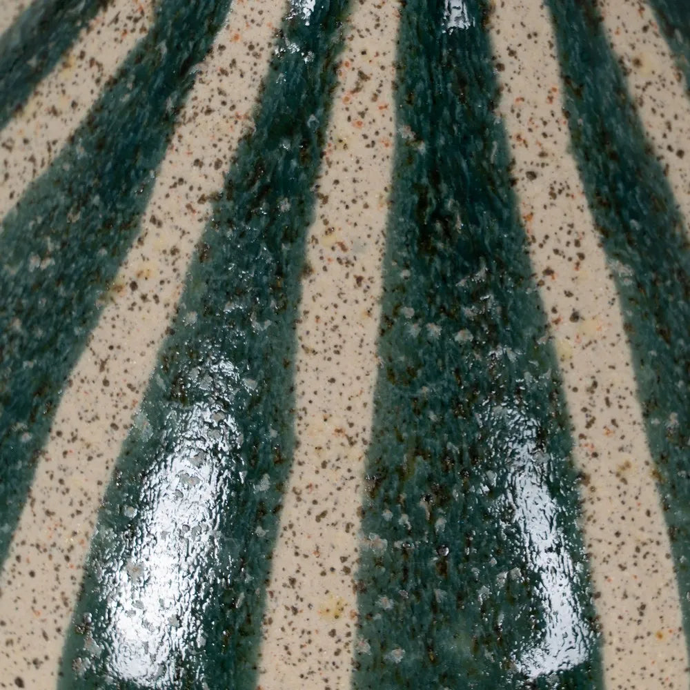 Vază LAGUN GREEN din ceramică verde, 19,3 x 19,3 x 31,2 cm