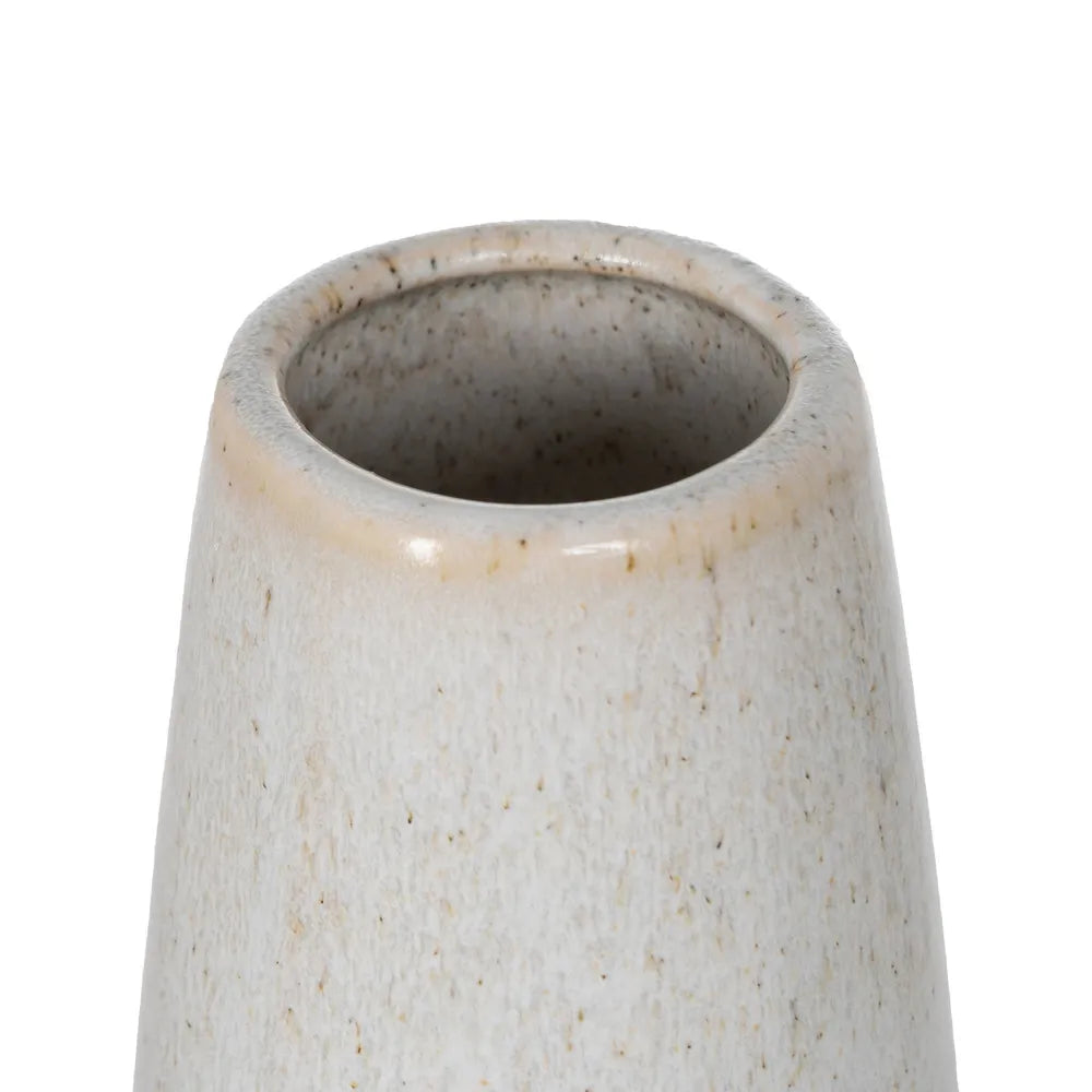 Vază ceramică LAGUN BEIGE, bej, 21,8 x 21,8 x 40 cm