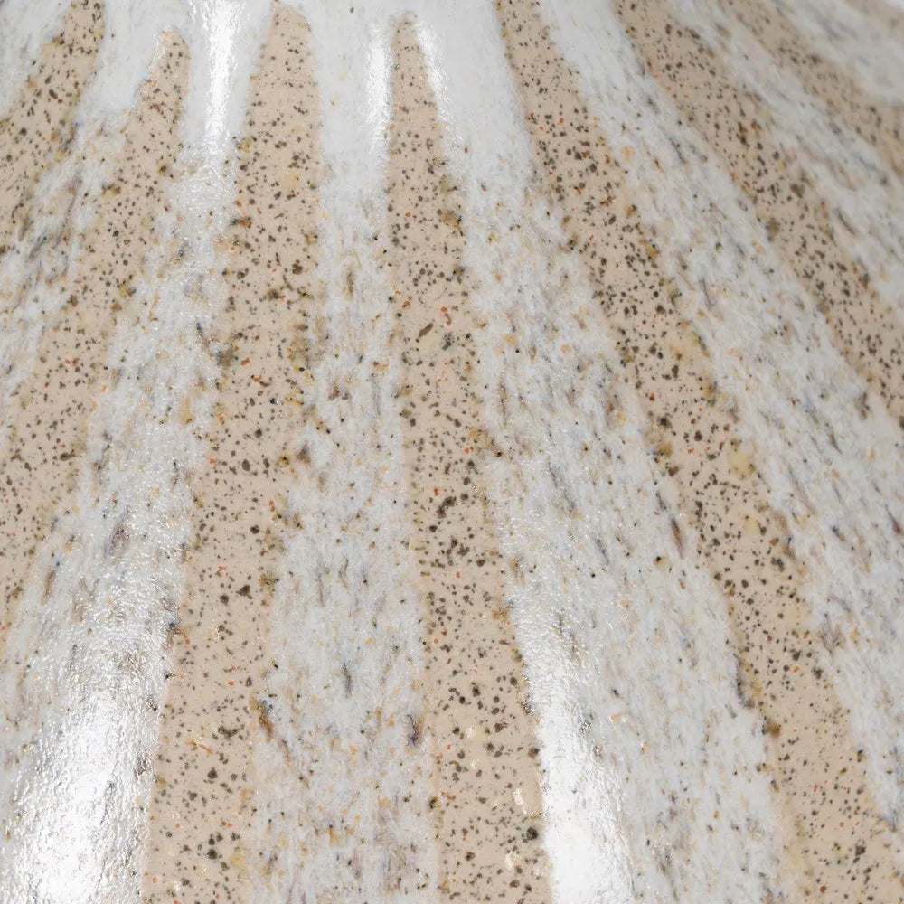 Vază ceramică LAGUN BEIGE, bej, 21,8 x 21,8 x 40 cm