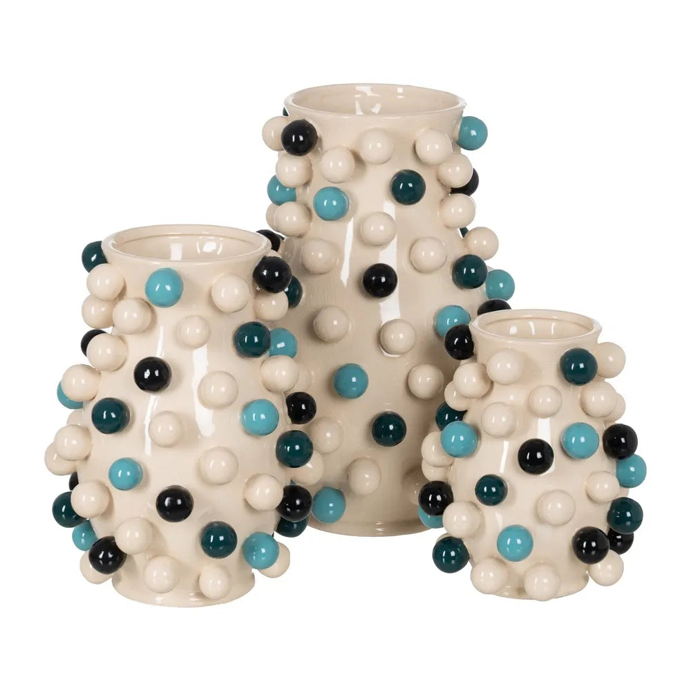 Vază ceramică NERULO multicolor, 21 x 21 x 26 cm