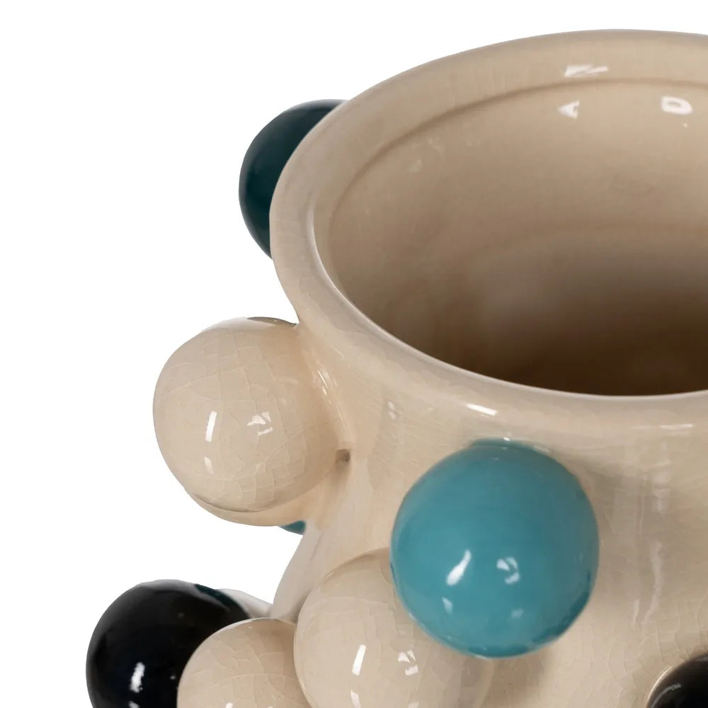 Vază ceramică NERULO multicolor, 21 x 21 x 26 cm