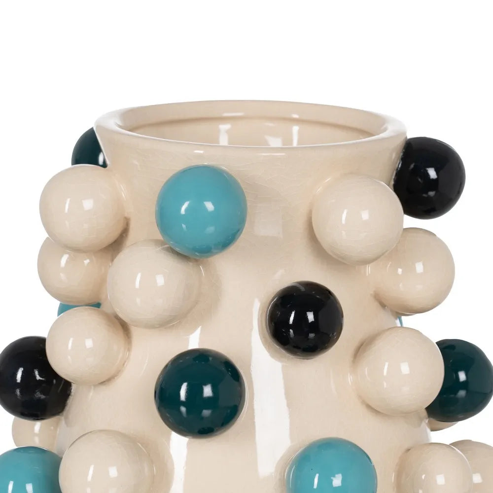 Vază ceramică NERULO multicolor, 21 x 21 x 26 cm