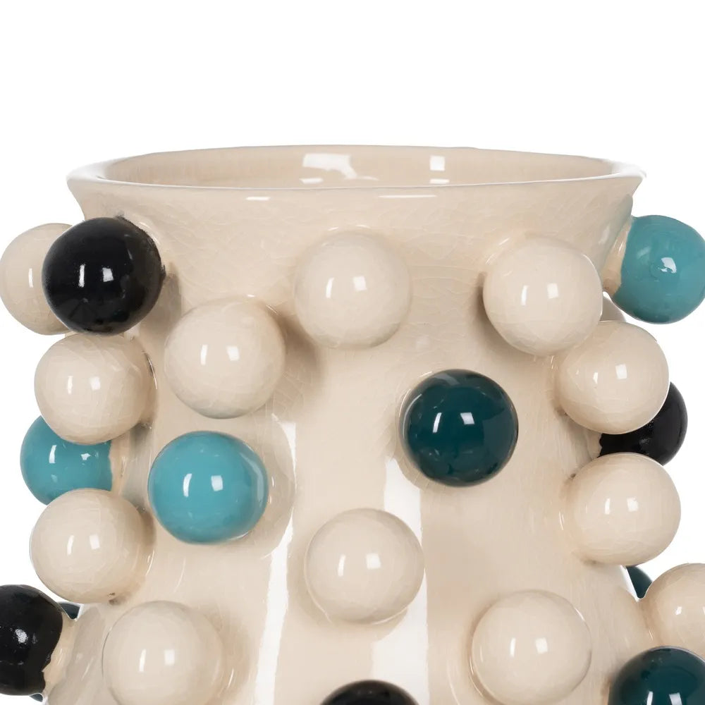 Vază ceramică NERULO multicolor, 31,5 x 31,5 x 43 cm