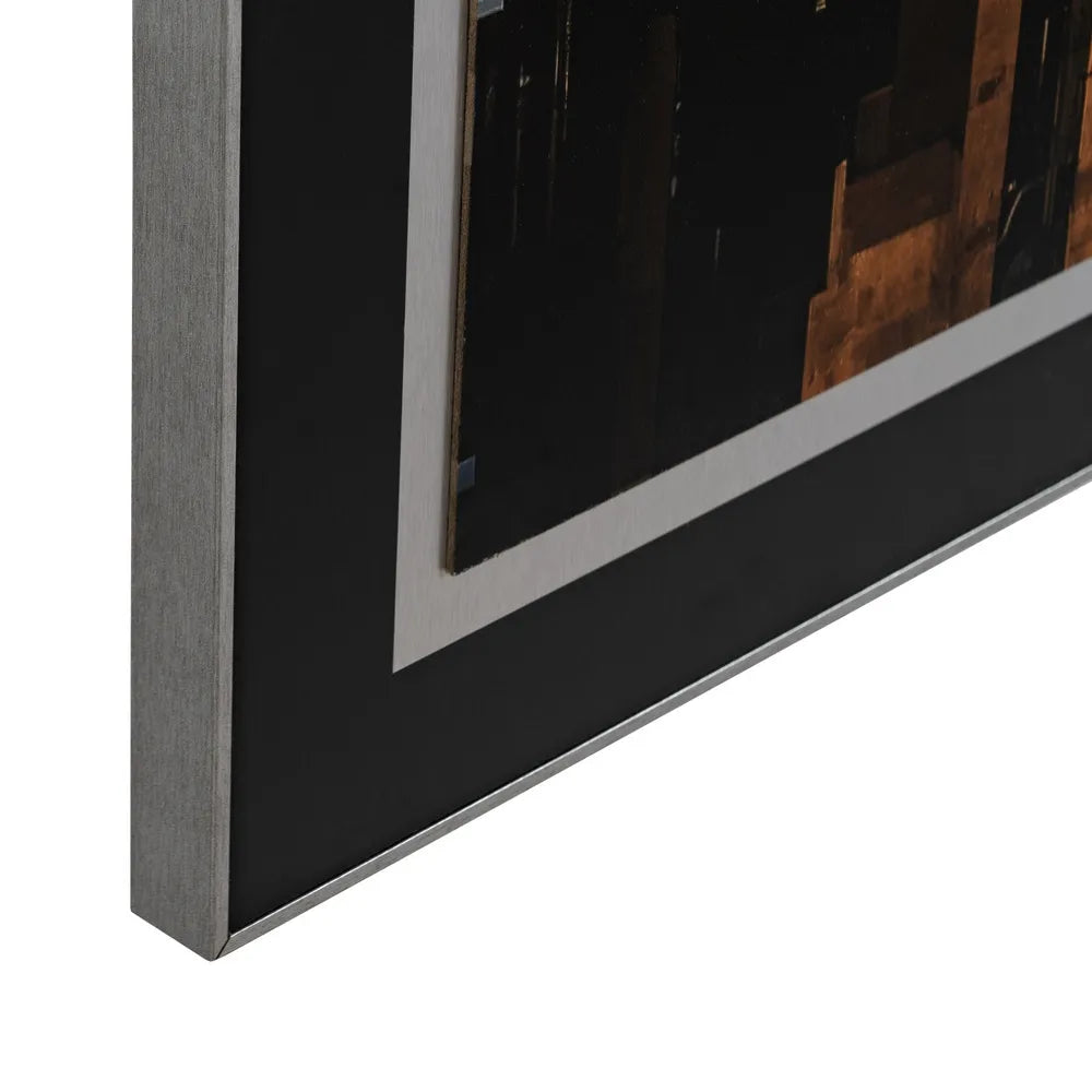 Tablou GLANOR din aluminiu, 125 x 50 cm, adâncime 3 cm