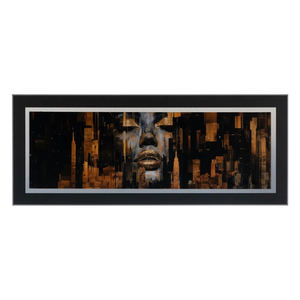 Tablou GLANOR din aluminiu, 125 x 50 cm, adâncime 3 cm