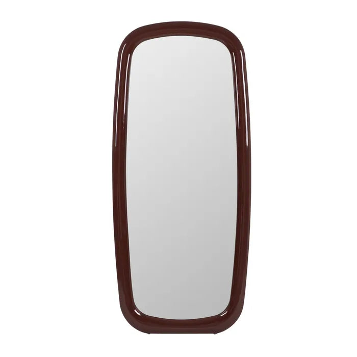 Oglindă STADI din MDF, culoare crem, 80 x 4,50 x 180 cm