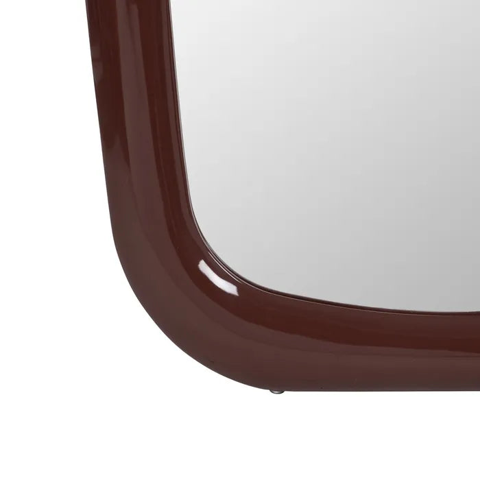 Oglindă STADI din MDF, culoare crem, 80 x 4,50 x 180 cm