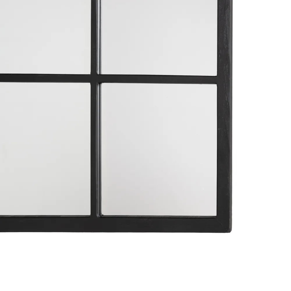 Oglindă de perete BILBAO din lemn de brad și sticlă, 90 x 120 cm