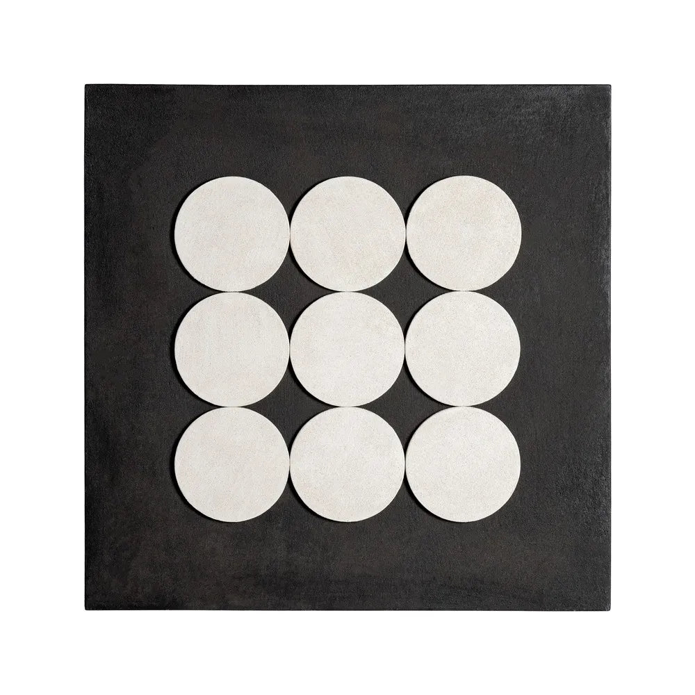 Decorațiune de perete FORFAR din MDF, 80 x 80 cm, cu cârlig