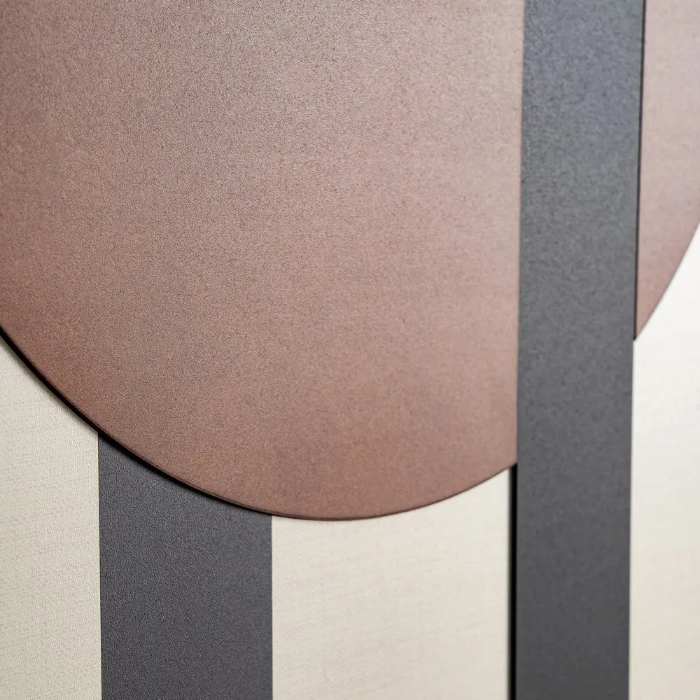 Tablou DIJON din MDF decupat cu laser, încadrat, 52 x 152 cm