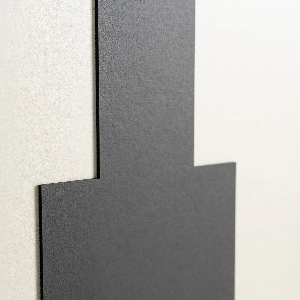 Tablou DIJON din MDF decupat cu laser, încadrat, 52 x 152 cm