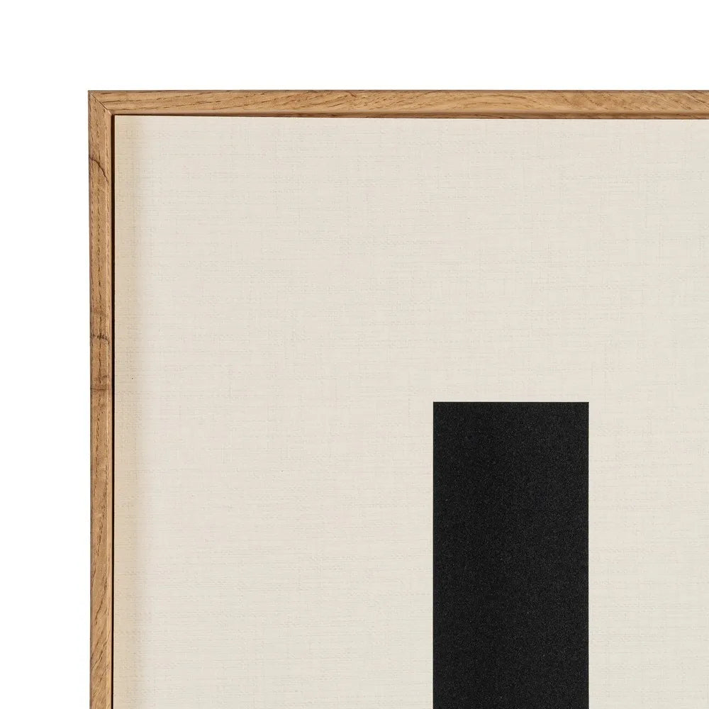 Tablou DIJON din MDF decupat cu laser, încadrat, 52 x 152 cm