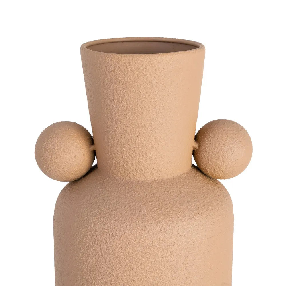 Vază decorativă CANBER H42 din fier, 15,2 x 15,2 x 42 cm