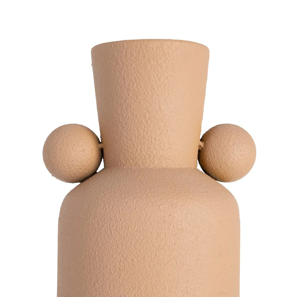 Vază decorativă CANBER H42 din fier, 15,2 x 15,2 x 42 cm